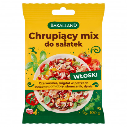 Bakalland Chrupiący mix do sałatek włoski 100 g