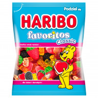 Haribo Favoritos Classic Żelki o samu owocowym część o smaku coli 150 g