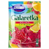 Gellwe Galaretka smak malina cytryna 72 g