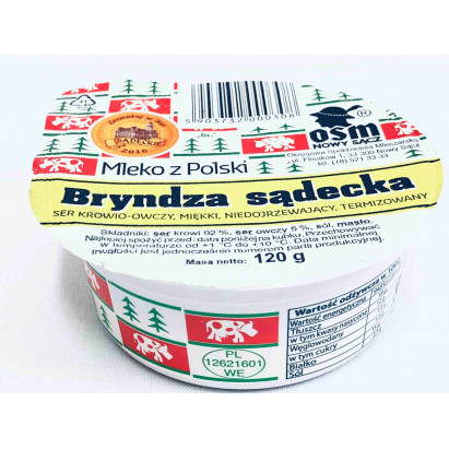 OSM Nowy Sącz Bryndza Sądecka 120g