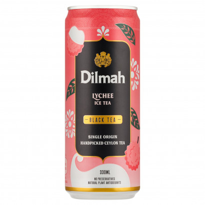 Dilmah Napój herbaciany o smaku liczi z ekstraktem czarnej herbaty 330 ml