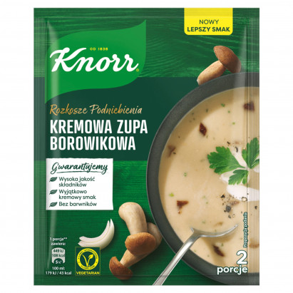Knorr Rozkosze podniebienia Kremowa zupa borowikowa 48 g
