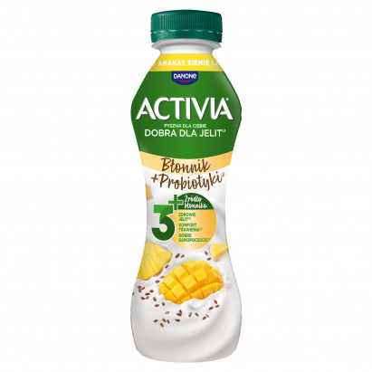 Activia Jogurt mango ananas siemię lniane 270 g