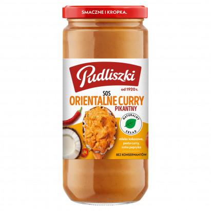 Pudliszki Sos orientalne curry pikantny 480 g