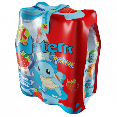 Kubuś Waterrr Top Aseptic 0,5l POKEMON Truskawkowy 6pak