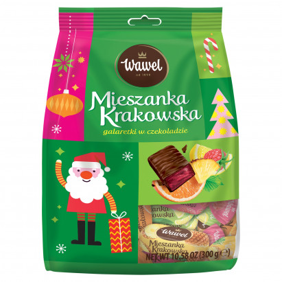 Wawel Mieszanka Krakowska Galaretki w czekoladzie 300 g