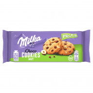Milka Pieguski Ciasteczka Z Kawałkami Mlecznej Czekolady I Pokruszonymi Orzechami Laskowymi - 135 G