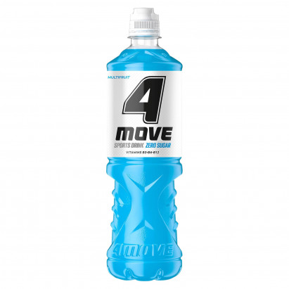4Move Zero Sugar Napój niegazowany o smaku wieloowocowym 750 ml