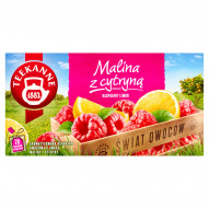 Teekanne Świat Owoców Mieszanka herbatek owocowych malina z cytryną 45 g (20 x 2,25 g)