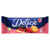 Delicje Szampańskie Biszkopty Z Galaretką O Smaku Malinowym Oblewane Czekoladą 147 G