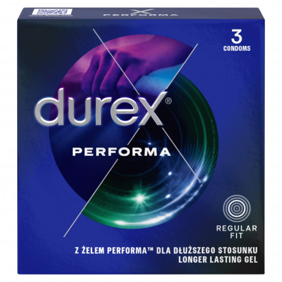 Durex Performa Prezerwatywy 3 sztuki