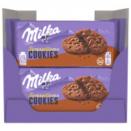 Milka Sensations Cookies Ciastka Kakaowe Z Miękkim środkiem I Kawałkami Czekolady Mlecznej 156 G