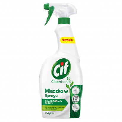 Cif Cleanboost Original Mleczko w sprayu 750 ml