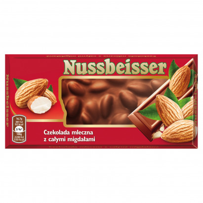 Nussbeisser Czekolada Mleczna Z Całymi Migdałami 100 G