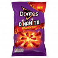 Doritos Dinamita Zwijane przekąski kukurydziane o smaku ostrego chilli i limonki 70 g 