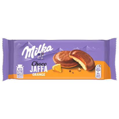 Milka Choco Jaffa Biszkopty Z Galaretką O Smaku Pomarańczowym Oblewane Czekoladą Mleczną 147 G