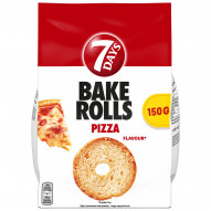 7 Days Bake Rolls Chrupki chlebowe o smaku pizzy 150 g