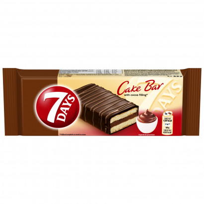 7 Days Miękkie ciastko z nadzieniem kakaowym pokryte polewą kakaową 32 g