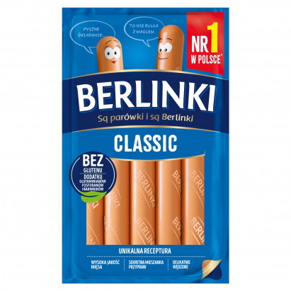 Berlinki Classic Parówki 225 g