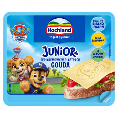 Hochland Junior Ser kremowy w plastrach gouda 150 g