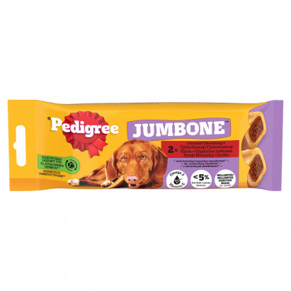 Pedigree Jumbone Karma uzupełniająca dla dorosłych psów smaki wołowiny i drobiu 180 (2 sztuki)