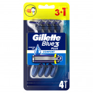 Gillette Blue3 Plus Comfort, maszynki jednorazowe dla mężczyzn, 4 sztuk