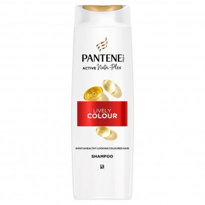 Szampon Pantene Pro-V Lively Color, formuła Pro-V + antyoksydanty, do włosów farbowanych, 400 ml