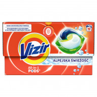 Vizir Alpine Fresh PODS Kapsułki do prania, 19 prań