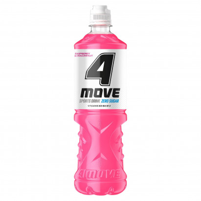 4Move Zero Sugar Napój niegazowany o smaku malina-dragonfruit 750 ml