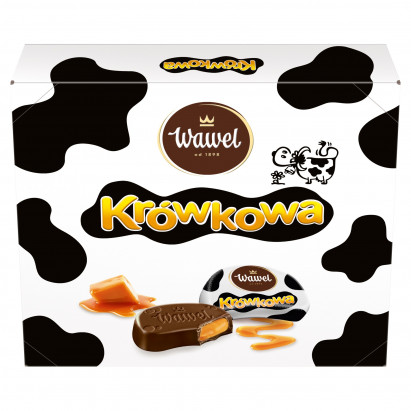 Wawel Czekolada mleczna z nadzieniem krówkowa 155 g