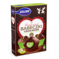 Gellwe Kochane babeczki czekoladowe z pistacjowym sercem 311 g