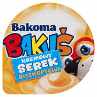 Bakoma Bakuś Kremowy serek biszkoptowy 125 g