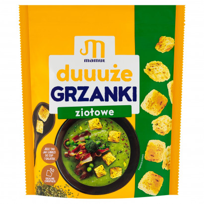 Mamut Duuuże grzanki ziołowe 110 g