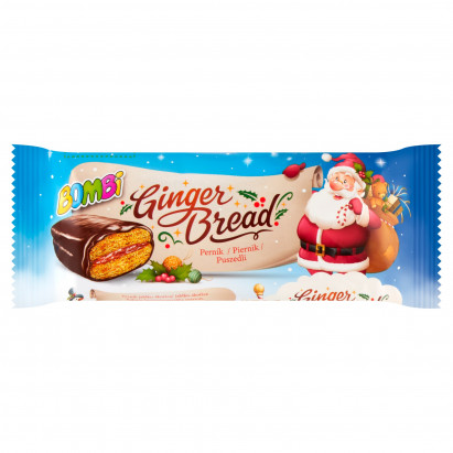 Bombi Piernik w polewie kakaowej z jabłkowo-cynamonowym nadzieniem 50 g