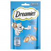 Dreamies Karma uzupełniająca dla dorosłych kotów i kociąt o smaku wybornego łososia 60 g