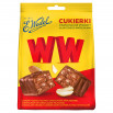 E. Wedel WW Cukierki czekoladowo-orzechowe arachidowe z wafelkami w czekoladzie mlecznej 227 g