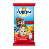 Lubisie Ciastko biszkoptowe z nadzieniem jabłkowo-truskawkowym 30 g