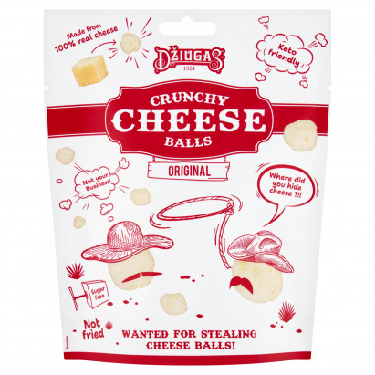 Džiugas Chrupiące suszone kulki z sera 50 g