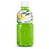 JumiJumi Napój melonowy z kawałkami galaretki kokosowej nata de coco 320 ml