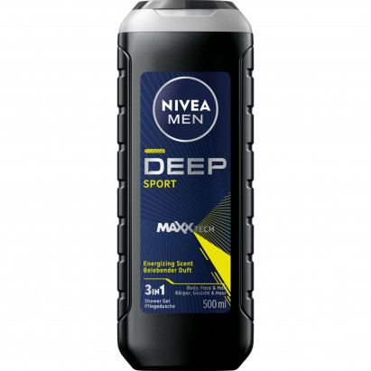 Nivea MEN Deep Sport Żel pod prysznic 3w1 500ml