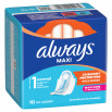 Always Maxi Podpaski Ze Skrzydełkami Normal (Rozmiar 1) 10 Podpaski