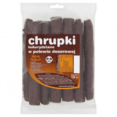 Chrupki kukurydziane w polewie deserowej 120 g