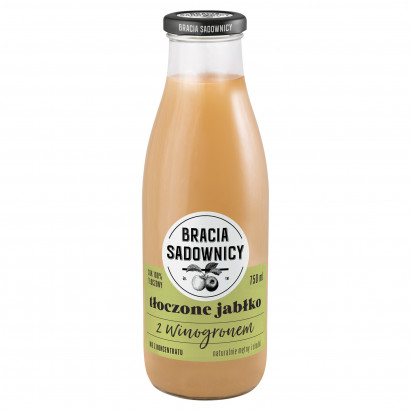 Bracia Sadownicy Sok tłoczone jabłko z winogronem 750 ml