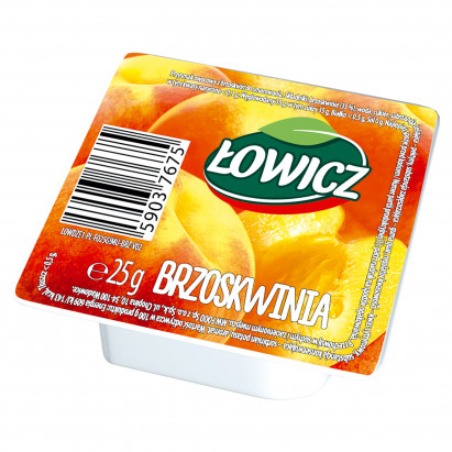 Łowicz Przysmak owocowy brzoskwinia 25 g