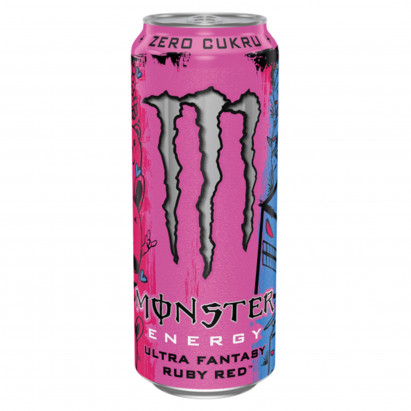 Monster Energy Ultra Fantasy Ruby Red Gazowany napój energetyczny 500 ml