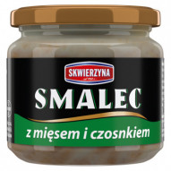 Skwierzyna Smalec z mięsem i czosnkiem 150 g