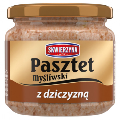 Skwierzyna Pasztet myśliwski z dziczyzną 160 g