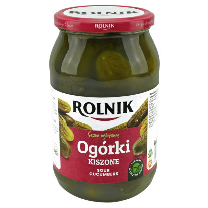 Rolnik Ogórki kiszone 850 g