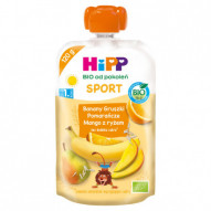 HiPP BIO Sport Mus owocowy banany gruszki pomarańcze mango z ryżem po 1. roku 120 g