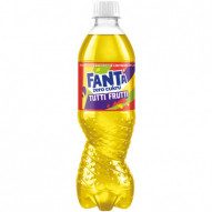 Fanta Zero cukru Tutti Frutti Napój gazowany o smaku owocowym 500 ml